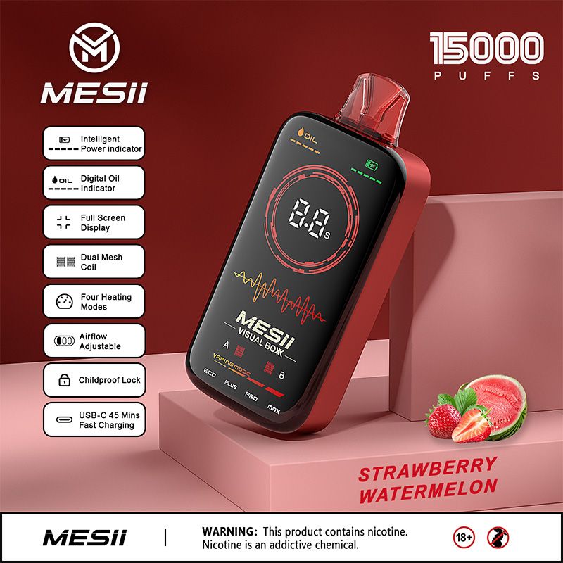 Full Screen Mesii 15K Puffs 18ml Disposable Vape Box $4.41-$4.89